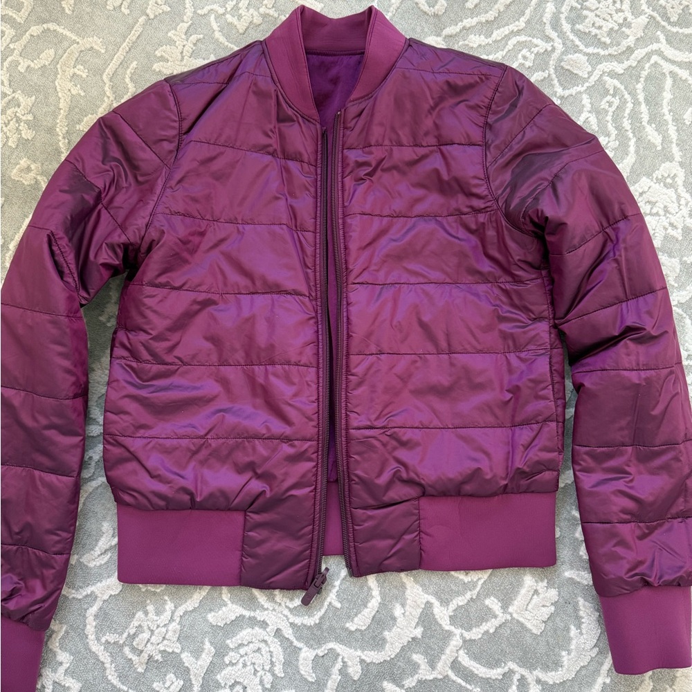 Lululemon reversible bomber jacket. Size 6